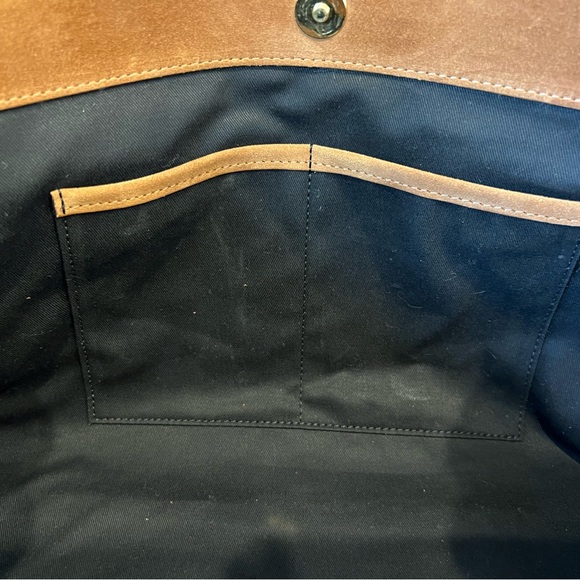 Chic Tan Suede Claudia Firenze Women's Tote Bag - Picture 15 of 16